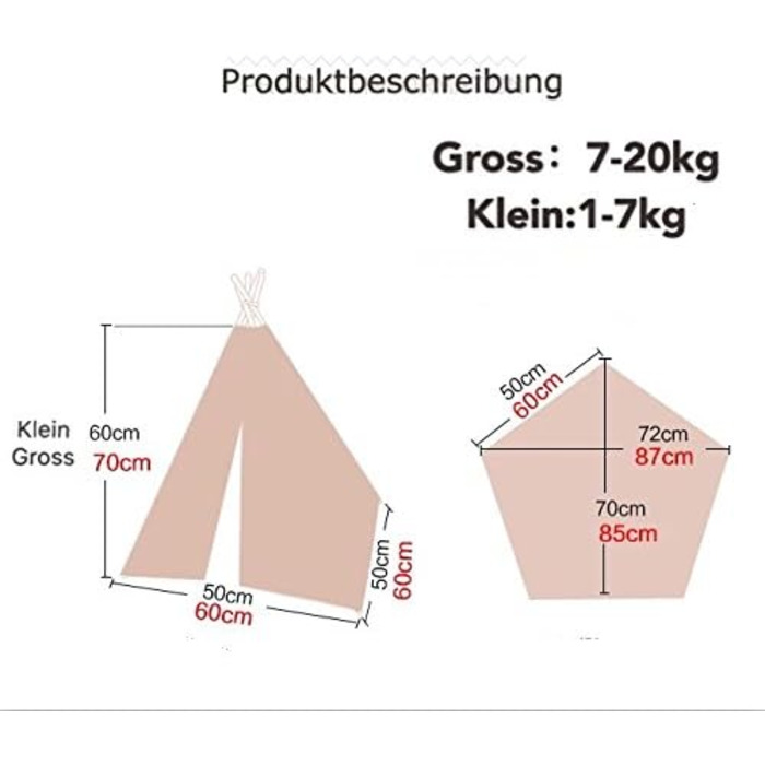 Намет-будка для собак Little Dove з матрацом, білий (L)