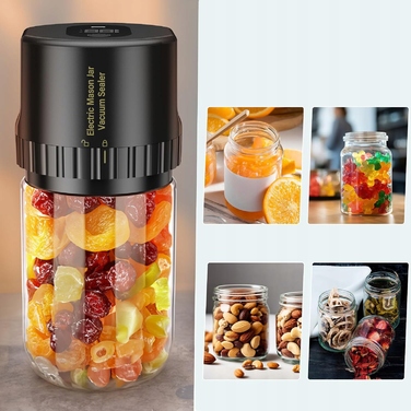 Автоматичний міні-вакууматор для банок Mason Jar (6.8 см / 8.3 см)