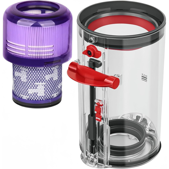 Замінник HEPA-фільтра та контейнера для пилу Dyson V11 V15 SV14 SV17 SV22 SV28. Сумісний з 970013-02/970013-03