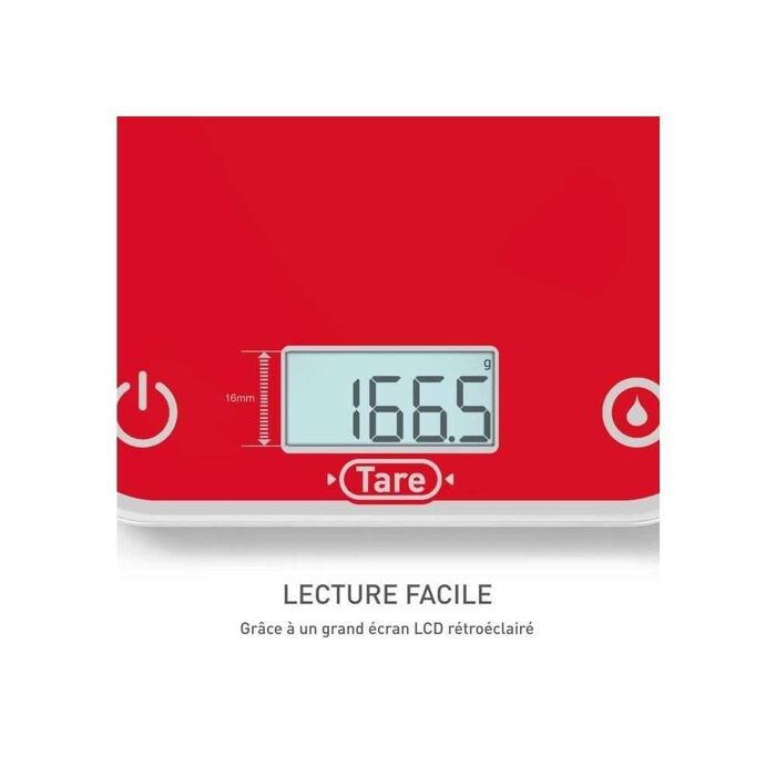Електронні кухонні ваги Tefal Optisss BC50U3V0, стійка до подряпин поверхня, до 5 кг, білі