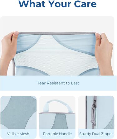 Набір органайзерів для одягу BAGSMART (6 шт.) з мішком для білизни - для рюкзака, валізи, подорожей