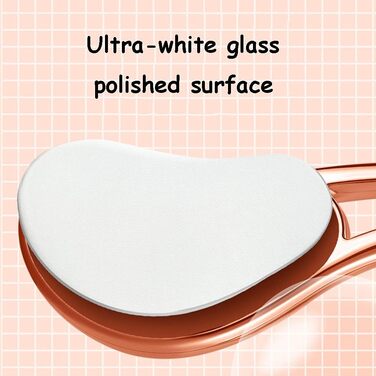 Soft and Delicate Skin Brush, Nano Ultra-White Glass Bath Brush for Home, ABS Ergonomic Handle Back Brush, Small and Portable (7 * 2.1Inches * 4)