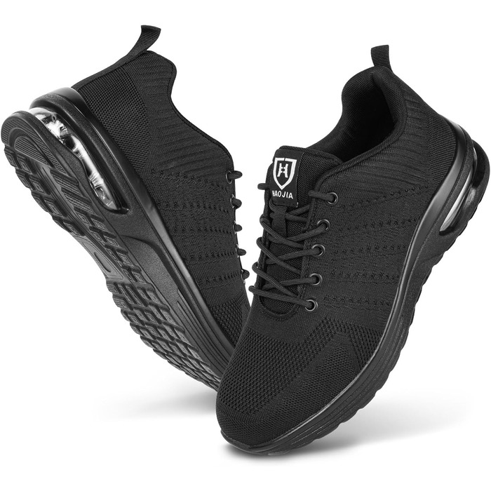 Черевики безпеки OFFCUP для чоловіків, Легкі робочі черевики, Спортивні черевики з металевим носком, Робочі кросівки з дихаючою та протиковзкою підошвою, з повітряною подушкою, зручні 45 EU