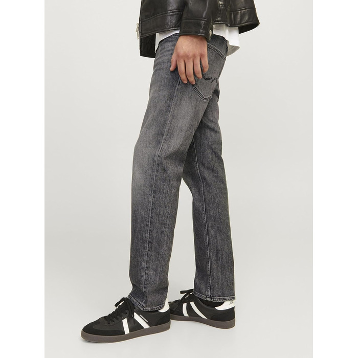 Джинси чоловічі JACK & JONES JJICLARK Original Regular Fit сірі, 31W/32L, Denim