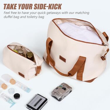 Набір валіз та сумок 5 шт. з колесами, чорний