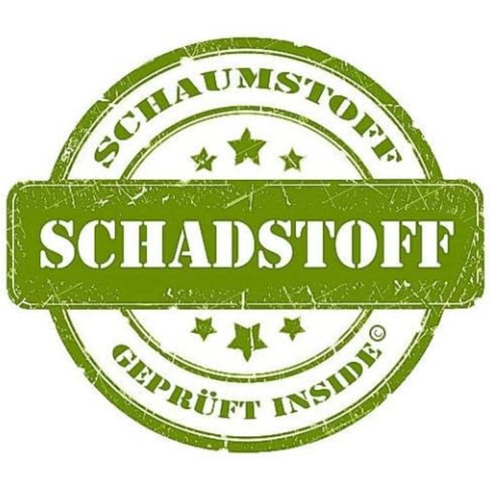 В'язкоеластична подушка-килимок Fränkische Schlafmanufaktur для стільця, чорна