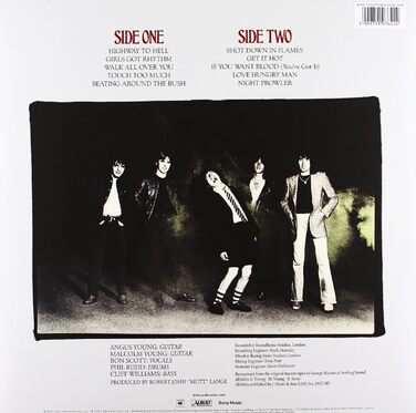 AC/DC Highway to Hell [Вінілова платівка LP] - Оригінальне видання