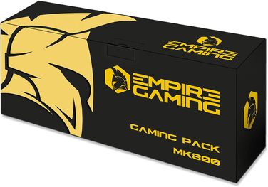 EMPIRE GAMING Kit MK800: Клавіатура та мишка для геймінгу RGB з італійською розкладкою (QWERTY), 105 клавіш, 2400 DPI, Anti-Ghosting, сумісна з PC, PS4, PS5, Xbox One/Series, Mac