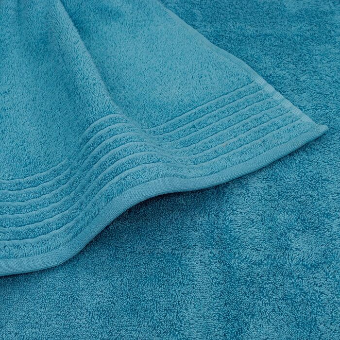 Möve Handtuchset New Classic 6-Piece Towel Set - 2x 30x50 cm + 2x 50x100 cm + 2x 67x140 cm, 100% Cotton, Cornflower