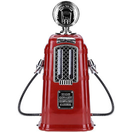 VBESTLIFE Double Guns Wine Beverage Pump, 1000cc Alcohol Beer Dispenser for Bars, Hotels, Tea Houses, KTV, Family, etc. (Red)