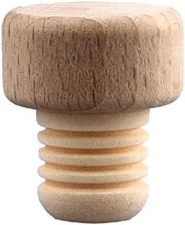 Gouveo 24-Piece Glass Bottles 100 ml Apothecary Design Round with Corks (HGK) - Small 0.1 l Glass Bottle for Liqueur, Oil, Vinegar, Decor (AFRT100HGK)
