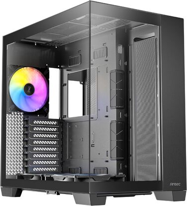 Корпус для ПК GEH Antec C8 Wood Full Tower чорний (ARGB)