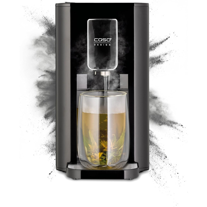 CASO HW 550 -Turbo Hot Water Dispenser, for preparing tea, instant coffee, baby food. Water tank with 2.9 l capacity, 7 adjustable temperature levels from 40-100 °C in 10 °C increments.