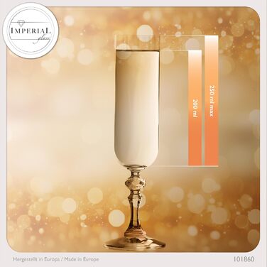 Набір келихів для білого вина 'Прага' 320 мл, 6 шт. з Crystalline скла, Vintage, для посудомийної машини