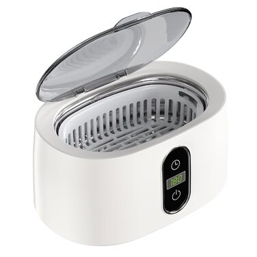 Ультразвукова мийка KECOOLKE для ювелірних виробів, окулярів та монет - Sonic Cleaner з цифровим таймером (кремовий)