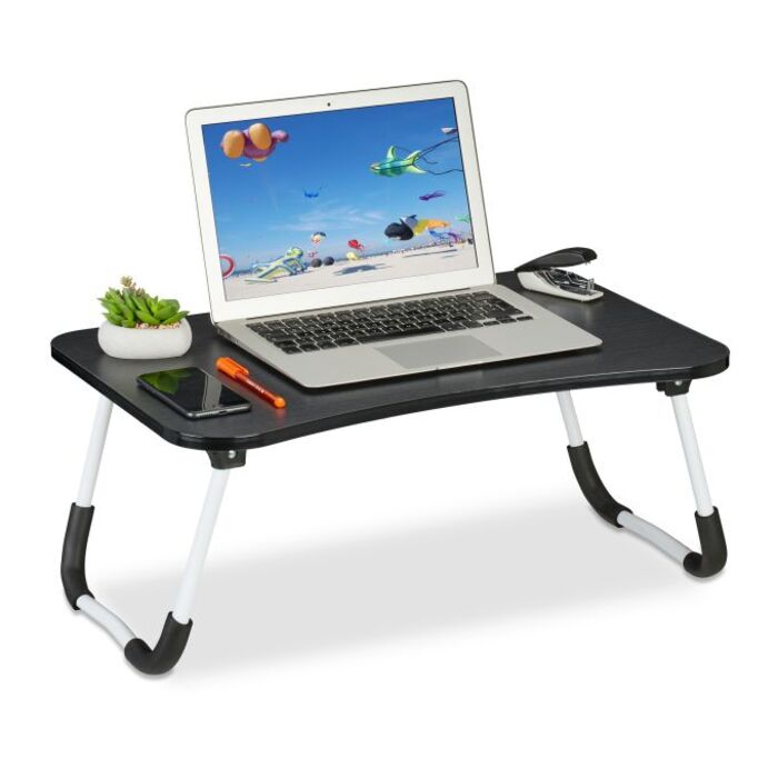 Relaxdays Black Laptop Table