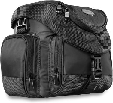 Сумка Mantona Premium для DSLR та DSLM камер з швидким доступом, захистом від пилу та зручним ременем, чорна