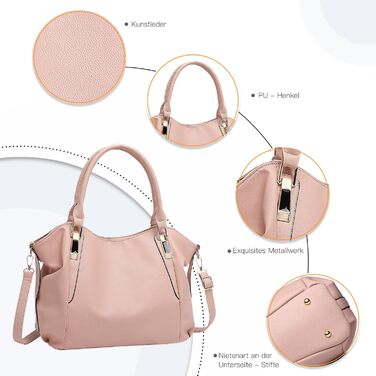 Сумка жіноча Miss Lulu велика шопер-тоут з м'якої PU шкіри бежевого кольору, сумка через плече середнього розміру