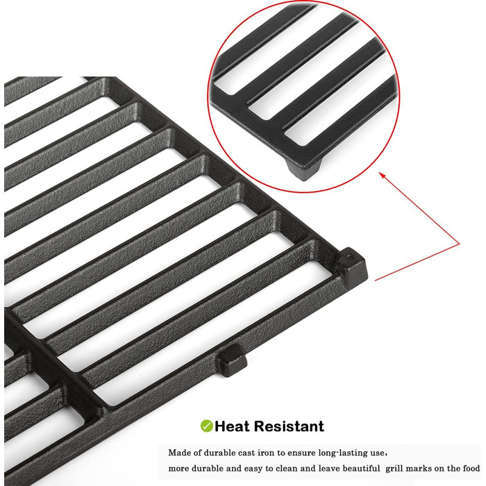 Гриль-решітка чавунна для Weber Spirit 300 серії (310 E310, 320 S310 S320) - замінна частина