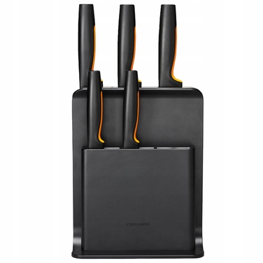 Набір ножів у підставці Fiskars Functional Form, 5 предметів, 1057