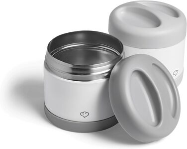 SPRINGLANE Ice Cream Container Set of 2, 500 ml, Stainless Steel, Ice Cream To Go Container, Freezer Box