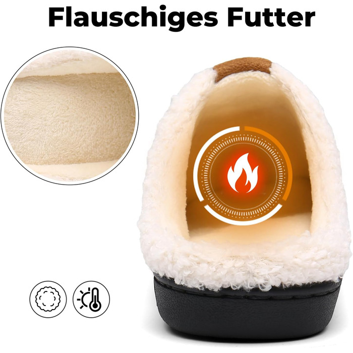 Тапочки зимові Mishansha для чоловіків та жінок, утеплені, з пам'яттю, плюшеві, блакитні, 42/43 EU