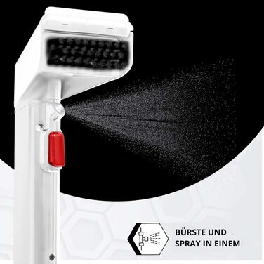 Портативний пилосос для чищення килимів Powell Waschsauger 450W, 13kPA, для килимів, диванів, автомобілів (сірий)