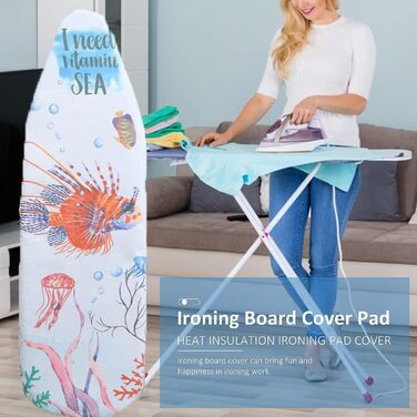 Балконний чохол для прасувальної дошки, бавовна, 140x50 см, для парогенератора