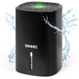 Зволожувач повітря Duronic DH06 WE – тихий осушувач для кімнат 5-10 м², об'ємом 0,8 л, 23 Вт, проти цвілі та конденсату