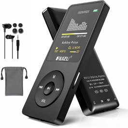 MP3-плеєр RUIZU X02, чорний, 32 ГБ