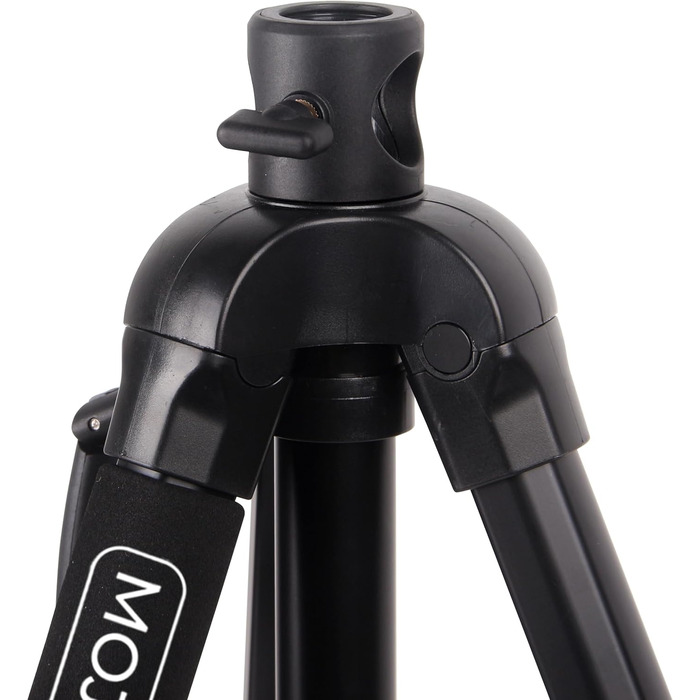 Штатив відео MOJOGEAR 140 см з тримачем для смартфона - штатив для камери/DSLR/телефона з алюмінію, з кульковою головкою, швидкознімною платформою, сумкою (SAB234)