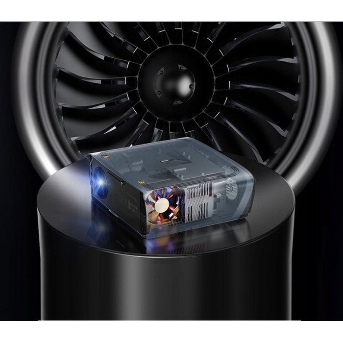 Проектор VIZIO TECH LED 46500 лм, Android TV 14, FHD 4K, сірий