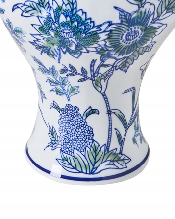 Ваза Beliani з порцеляни, 17 x 36 см