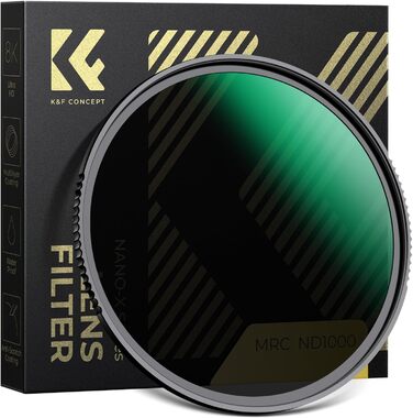 Фільтр ND1000 K&F Concept Nano-X 67mm - Графільтр, нейтральний, 10 ступенів затемнення