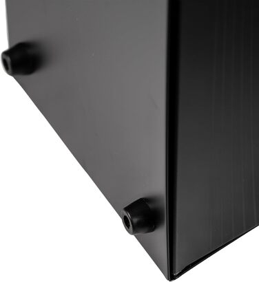 Бак для хліба з бамбука та металу, чорний | Бак для хліба, контейнер для хліба