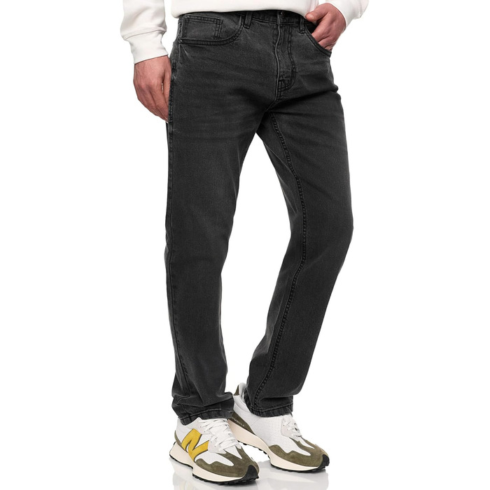 Чоловічі джинси Indicode INSantino з еластичного деніму (99% бавовна), темно-сірі, розмір 32W/32L