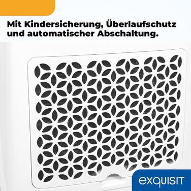Зволожувач повітря Exquisit LE 2055 - 5.5 л, 400 Вт, 180 м³/год, таймер, захист від дітей, функція авторестарту