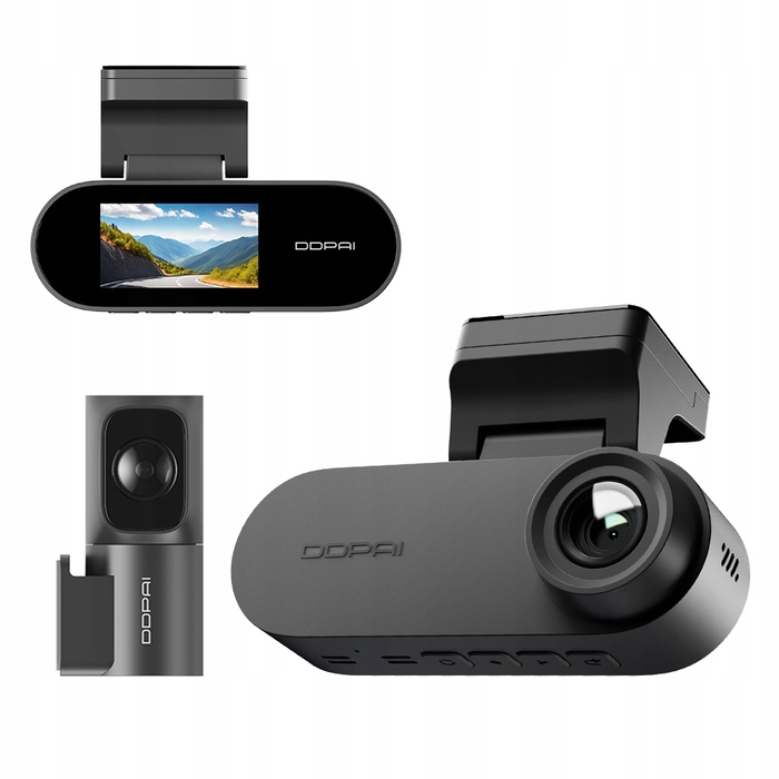 Автомобільний відеореєстратор DDPAI N2 Dual 2K з Wi-Fi, Bluetooth, екраном 1,9