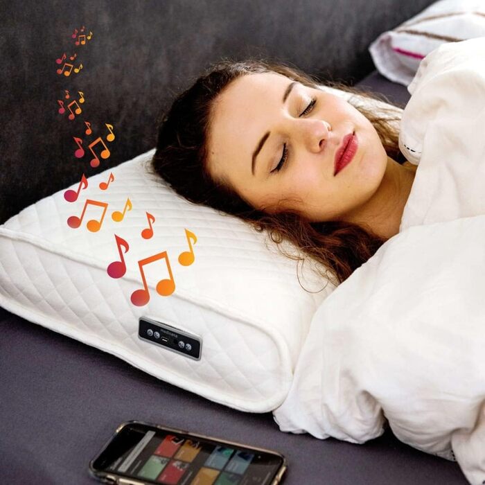 Ортопедична подушка Medisana Sleepwell SP 100 з Bluetooth-динаміками і MP3, музика для сну та релаксації