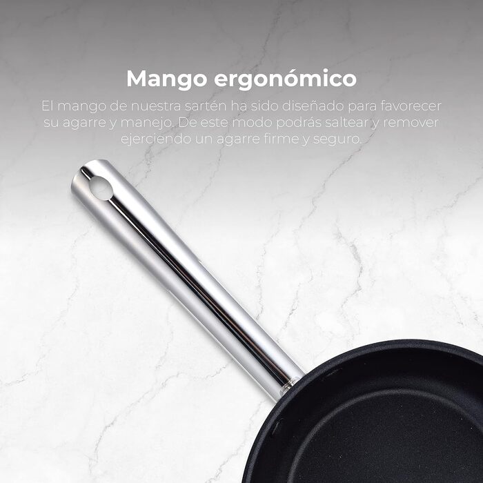 BERGNER Gourmet | Stockpot with Glass Lid | 8 L Capacity | Made of Stainless Steel | Ergonomic Handles | Kitchen Appliances | Suitable for All Cooktops (28 x 5.5 CM)