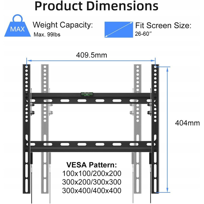 Потужний поворотний кронштейн для телевізора Suptek MT4204