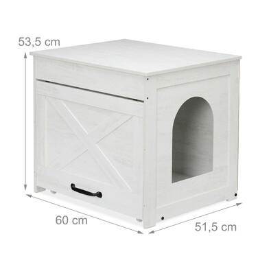 Relaxdays Cat Litter Cabinet