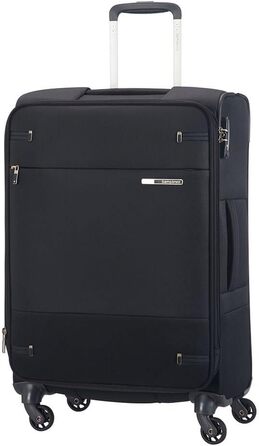 Валіза Samsonite Base Boost Spinner M, розширювана, 66 см, 67,5/73,5 л, чорна