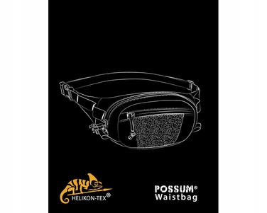 Поясна сумка Helikon-Tex POSSUM Cordura, колір Shadow Grey