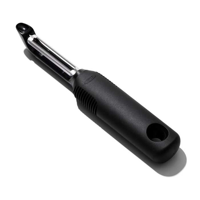 Ніж OXO Steel з нержавіючої сталі, чорний, серрейторний (хвилястий)