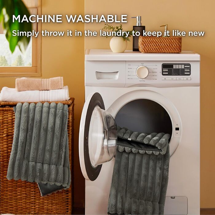 Самогріюча ковдра для котів та собак BEDSURE - 61x46 см. М'яке ліжко для кота, тепла підстилка для собаки. Нековзна основа, підходить для клітки. Сірий колір 61 x 46 см