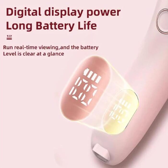 Електричний тример для бікіні з LED-дисплеєм для жінок (рожевий) - SkinGlow Pro, Beautibloom, Glide Pro