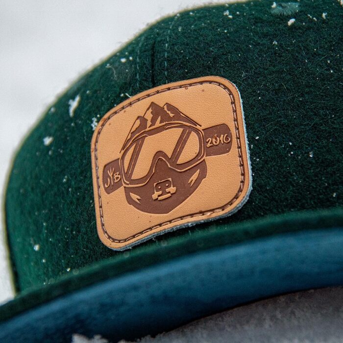 Кепка Jumping Bird бейсболка унісекс • Знімна кепка для активного відпочинку • Фетр, регульований розмір, оливковий • Ідеально для сноуборду