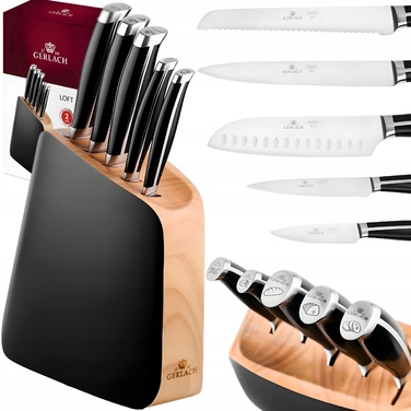 Набір ножів у підставці Gerlach LOFT dfs, 5 предметів