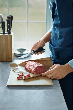 Набір кухонних ножів WMF Grand Class 5 предметів, з бамбуковим блоком, Made in Germany